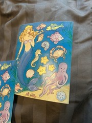 Forget Me Not American Greetings Under The Sea Mermaid Ocean Sticker Sheets