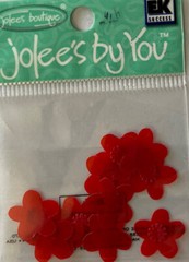 RED AZALEA FLOWER Embellishment (12pc)Jolee’s •Garden•Plant•Springtime •Wedding