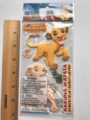 Disney Lion King EK Success Scrapbook Stickers Package Simba