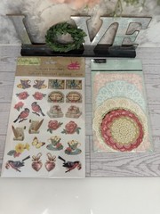 Vintage Scrapbook Sticker Lot of 13 Rare Various Brands Nostalgic See Photos New