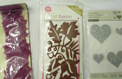 RECOLLECTIONS FELT FUSION CRAFT BUTTONS STICKERS & TRIMS 12 CT LOT NWT #15 CR32