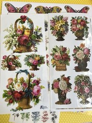 Violette Sticker Club 18 Sheets Pro Pack Sticker Sheets Butterflies Flowers