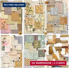 450 PCS Vintage Scrapbook Supplies Junk Journal Supplies, Scrapbook Supplies …