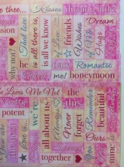 Miss Elizabeth’s WORDS FROM THE HEART Value Stickers Valentines Romance Wedding