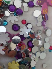 Butterfly Flower Craft Project Supply Pkg Glitter Sticker Foam Decoration NewMix