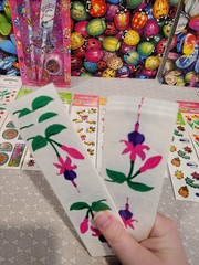 Sandylion Mrs. Grossman’s Bug Flower Sticker Sheet Folder Pencil Box Eraser Lot