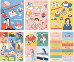 Little Doodle Theme Sticker Set of 6