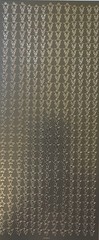 SILVER STAR BORDER FOIL Outline Stickers(4”x9-1/2”)Sticker King•Card Making•