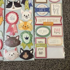 Anna Griffin Best In Show Collection 3D Stickers Embellishments & 24 12×12 Paper