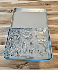 Stampin’ Up HODGEPODGE HARDWARE Styled Silver Metal Embellishment Kit – Retired