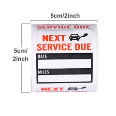 150pcs Oil Change Service Reminder Stickers for Car Truck Van SUV Windshield