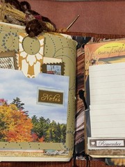Handmade Mixed Media Junk Journal – Gratitude Tea Theme – 2 Signatures – 5×7
