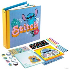 Disney’s Stitch 3-Ring Binder Stationery Set, Includes Journal, Stickers, Pen…