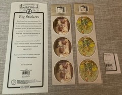 Lot Beatrix Potter Peter Rabbit Stickers New (3) & Used (2) Michel & Co Colorbok