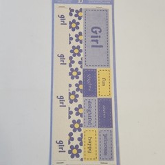 NEW Lot 8 MME Adhesive Twill Scrapbooking Kit Titles Word Labels Ribbon -G