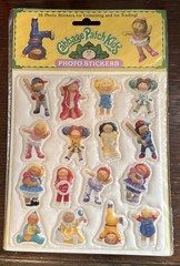 Vintage Cabbage Patch Kids Puffy 3D Photo Stickers NIP
