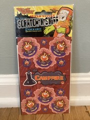 Lot of 45 Retro Style Nostalgic Stink Factory Scratch Sniff Stickers Sealed NIP