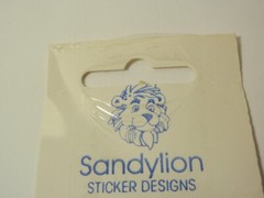 Vintage 1990 Sandylion Mother of Pearl Christmas Nativity Stickers *SEALED*