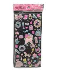 3D Glitter Crystal Gem Stone Puffy Bubble Sticker Scrapbooking Craft Kids/Adults