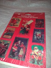 Vintage American Greetings Forget Me Not Holiday Theme Stickers 4 Sheets