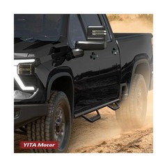 Running Boards Fit For 2022-2025 Toyota Tundra CrewMax, Carbon Steel