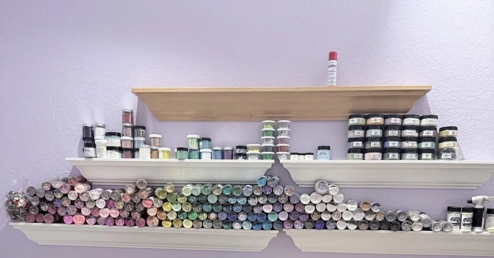 5 lb Craft Destash Mystery Box | Glitter, Mica, Vinyl, & Unfinished tumblers