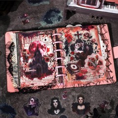 30Pcs Gothic Dark PET Stickers Journal Album Scrapbook Vampire Elf Rose Sticker