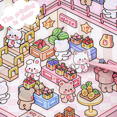 20 Sets DIY 3D Sticker Scene Collection Book DIY 3D House Stickers Make