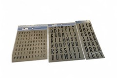 New Linen Alphabet Stickers Self Adhesive Letters Scrapbooking Lil Davis Designs