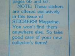 VTG SCRATCH SNIFF STICKERS ~VERY RARE~80’s CHOCOLATE UNICORN MEMBERS ONLY HTF