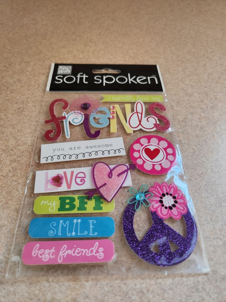 Me & My Big Ideas/Soft Spoken~Friends~Embellishments