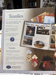 Creative Memories Spring Buzz Pack & (2) TEXTILES Printed Photo Mounting Paper