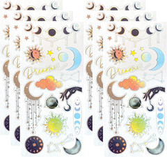 Shiny Foil Enamel Effect Sticker Sheet – Astrology Zodiac Signs