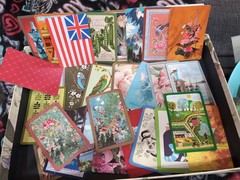 Mixed Lot 30 Vintage Single Swap Playing Cards Ephemera Junk Journal Deco #1