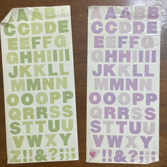 Scrapbook Craft Lot Stickers Embellishments Numbers Letters Borders Seasonal