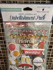 3 Birds Studio for Holland America Scrapbooking Embellishment Pack – New