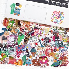 50 Pcs Goofy Monster Cool Stickers Pack, Waterproof VinylDecals