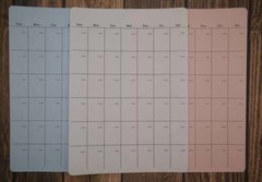 Large Undated Calendar Stickers for Planners and Journals 5″ x 7″
