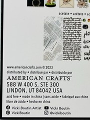 Vicki Boutin Nature Mixed Media Ephemera Pack 280pc Stickers/Cardstock/Acetate