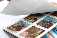 Vintage Stickers Die Cut Seals 5 SETS (676 total Stamps ) Jesus Angels Squirrels