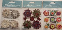Lot Of 10 JOLEE’S BOUTIQUE Dimensional Scrapbooking Stickers FLOWERS FLORAL