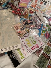 Scrapbooking Mixed Lot of Stickers Die Cuts Chipboard No Bunny Jolee’s Colorbok