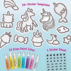 Imagimake DIY Unicorn Jelly Stickers | Art & Craft Kit for Kids Age 3+ | 25+