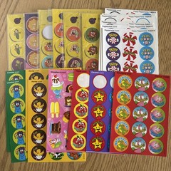 LOT of 20 Vintage TREND Scratch & Sniff Sticker Sheets & Purple Ladybug Stickers