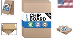 Versatile 8.5″ x 11″ Chipboard Sheets – 100 Pack of Eco-Friendly Craft Board