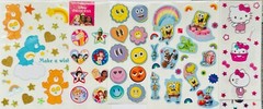 1079+ STICKERS Happy Faces Hearts Stars Rainbows Unicorns Fashion Girl Power