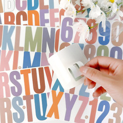 Morandi 400 Piece Letter Stickers – 24 Sheets, 2.5In Self-Adhesive, Waterproof f