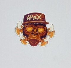 Apex Monkey Sticker Sunglasses Bananas Cool Art Vinyl Decal Car Window Book Tc6