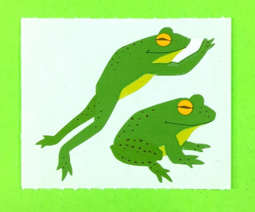 Vintage Mrs. Grossman’s Frogs Sticker Mod