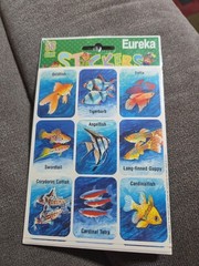 Vintage 2003 Eureka 36 Fish Stickers New